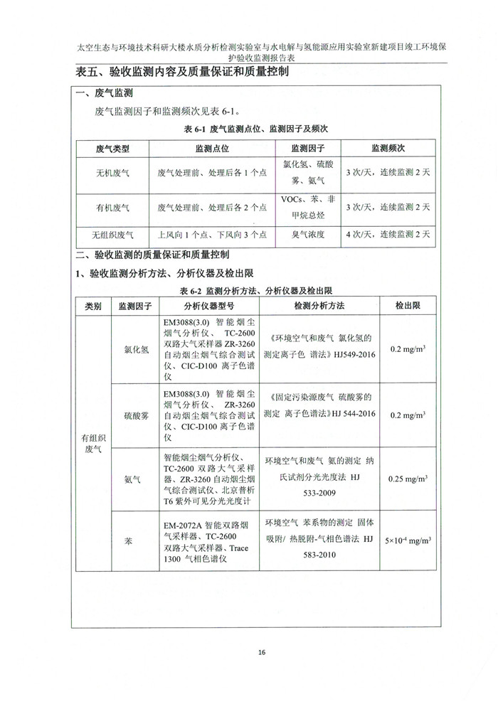 太空实验室新建项目竣工环境保护验收公示(图20)