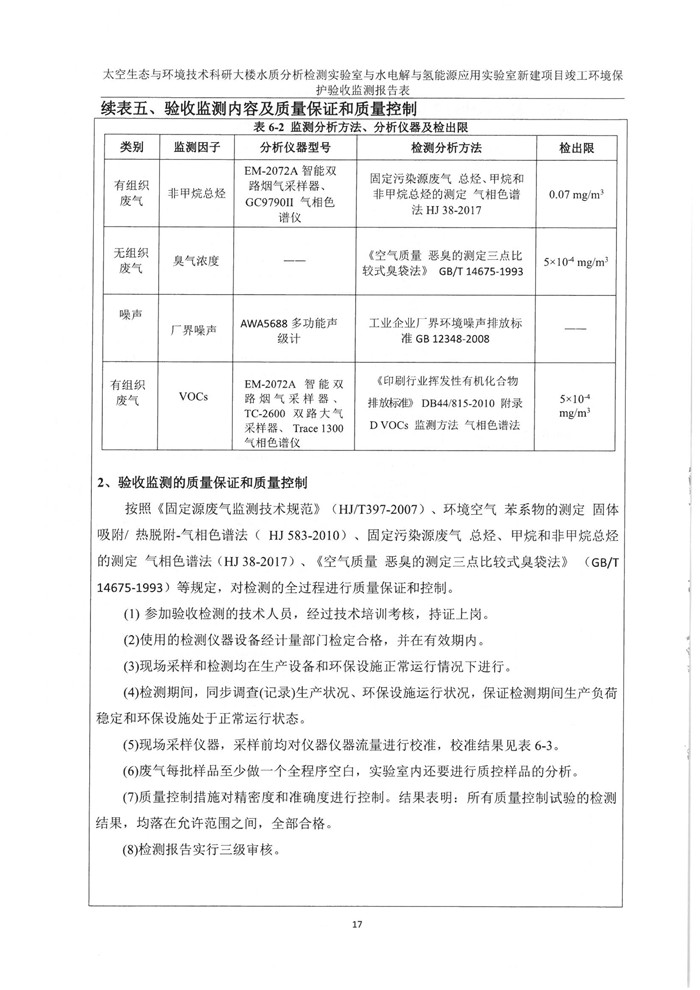 太空实验室新建项目竣工环境保护验收公示(图21)