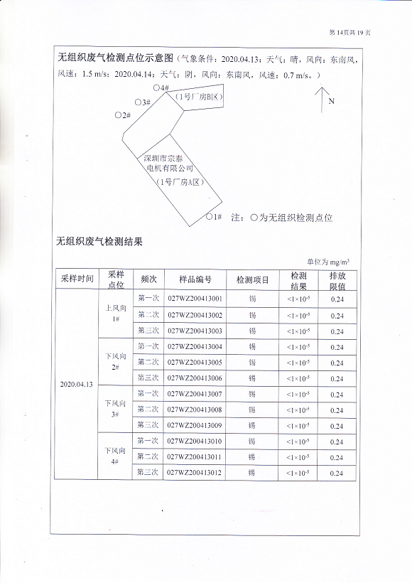 宗泰环境保护验收报告